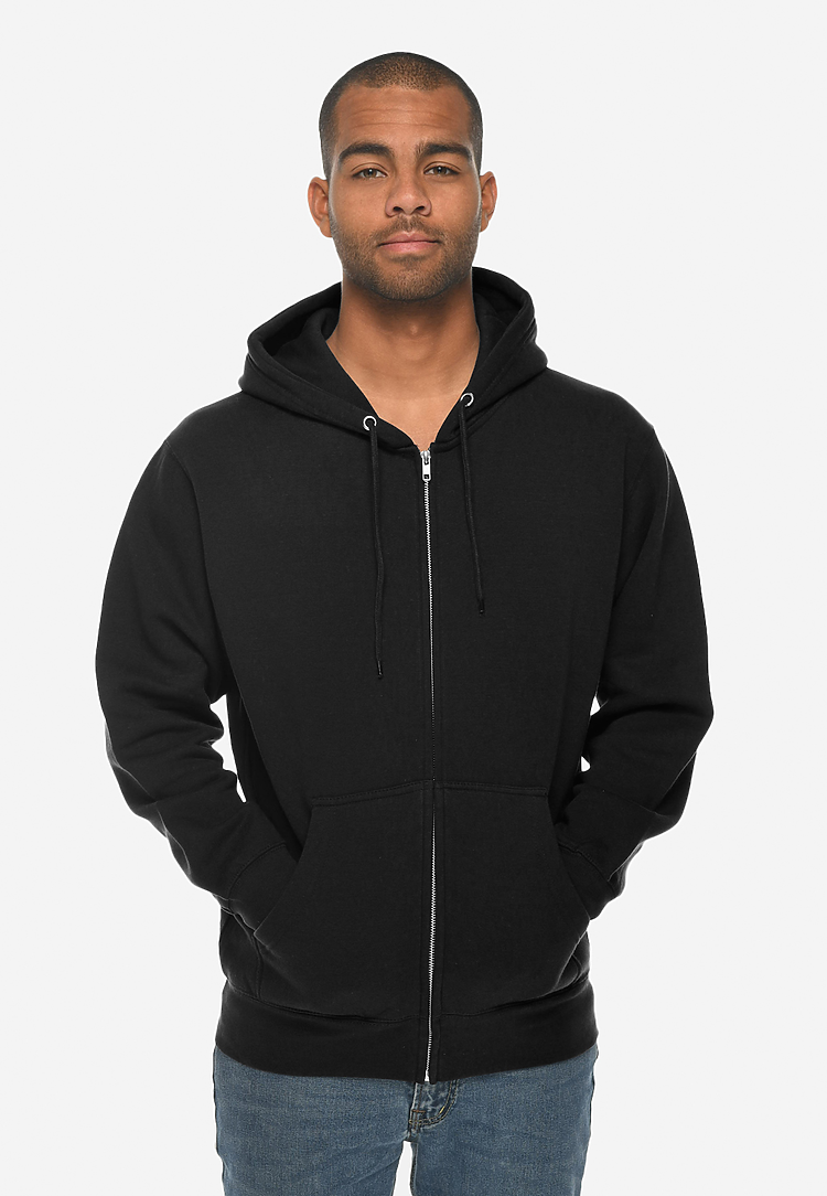 Premium Full Zip Hoodie - LS14003 | United Blanks